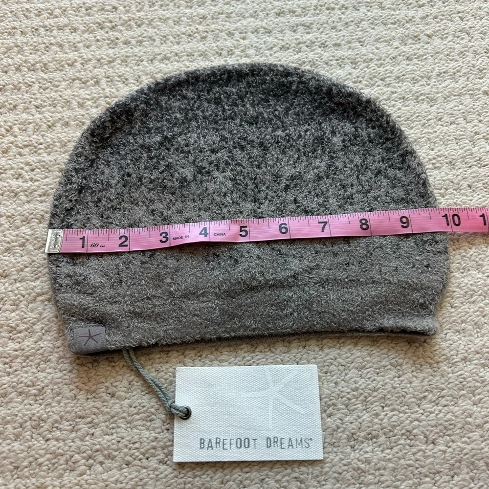 Barefoot Dreams Storm Gray-Dark Brown CozyChic Lite Confetti Beanie